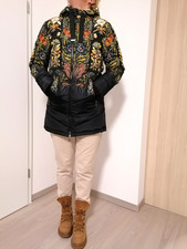 Wintersteppmantel, Damen, lang