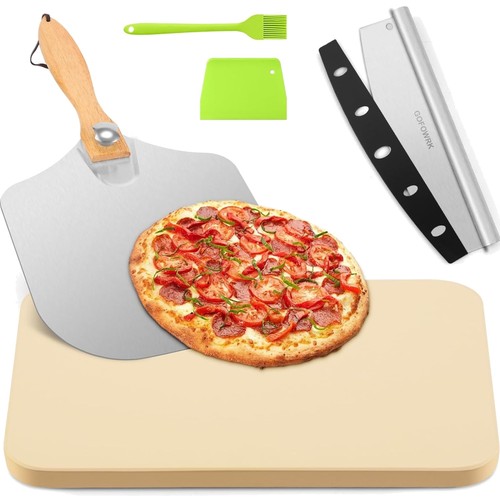 Pizzastein set stück - 5,