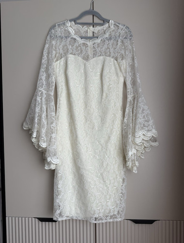 Weißes spitzen brautkleid - weißes, spitzen-brautkleid