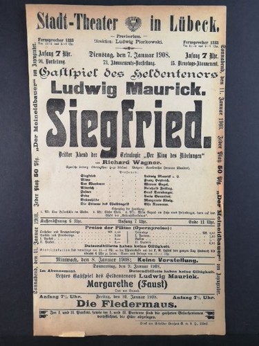 Siegfried dritter abend - siegfried:, der