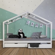 Hausbett 90x200 mit Schublade