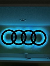 Audi Ringe mit LED Beleuchtung