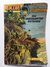 Comics Akim Held des Dschungels Nr. 37 Original Lehning Gb 1959 Lesefutter
