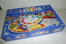 SPIEL DES LEBENS (MB, 2-6 Sp. ab 8 J.) -Blaue Ausgabe- Vollständig-Guter Zustand