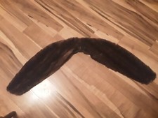 Nerz Echt Fell Pelzkragen Pelz Schal Kragen Braun Stola guter Zustand