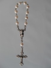 100 Stück Kinder Rosenkranz weiß 10er Zehner "Kultur" Kommunion Geschenk