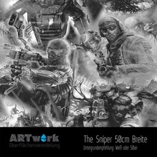 Wassertransferdruck Folie WTD Hydrographic The Sniper 1m x 50cm Breite