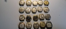 20 Stück Mechanische Herrenuhren Konvolut Sammlung für Bastler, Sammler