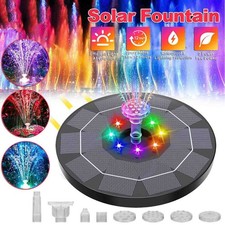 LED Solar Pumpe mit Akku Teich