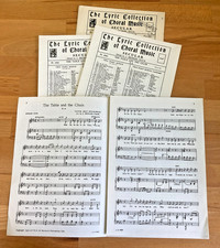 Vintage gesangsnoten für - vintage,
