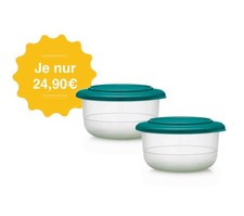 Tupperware Tafelperle Schüssel 450 ml grün Tafelfeine Servierschüssel Tupper neu
