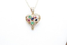 750 Gold Herz Anhänger mit