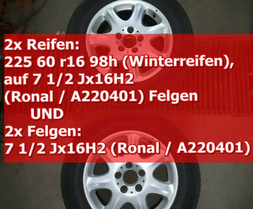 Mercedes w220 alufelgen 16 - w220, 4x