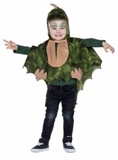 Dinokostüm Cape Kinder grün