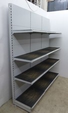 Regale 2m Holz Optik gebraucht Wandregale lichtgrau Tego/Eden/Vendox grau 