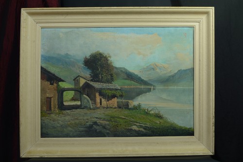 Schönes altes gemälde - altes,