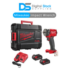 Milwaukee M18FIW2F38-202X Akku-Schlagschrauber 18V M18 FUEL 3/8' 2x 2Ah & Koffer