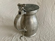 Zinnkrug mit deckel - mit,
