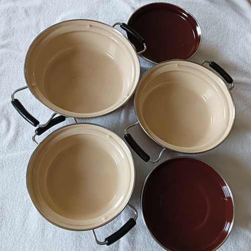 Ddr emaille topfset - emaille, 5-tlg