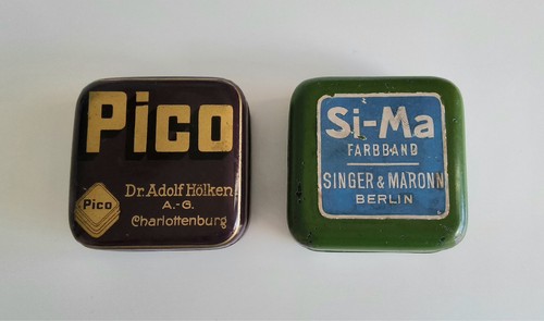 Alte blechdosen singer - 2,