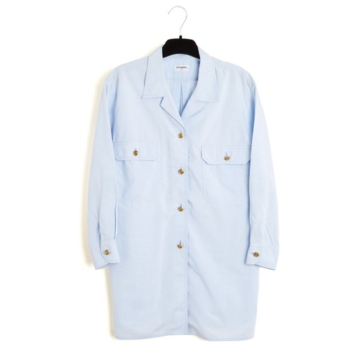 Chanel 1995s top chemise - top, vichy