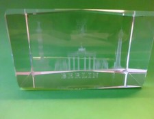 Briefbeschwerer  Berlin Lasergravur in Box #S