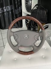 Mercedes Benz Holz Leder Lenkrad Wurzelnuss Palma Grau E Klasse W211 S211