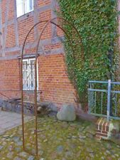 Wandrosenbogen Metall B: 200cm/H: 250cm, Rankbogen Rost, Metall-Bogen, Halbbogen