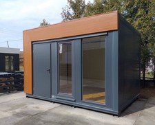 Bürocontainer Container Gartenhaus Pförtnerhaus 4x2,5m mit Transport gratis