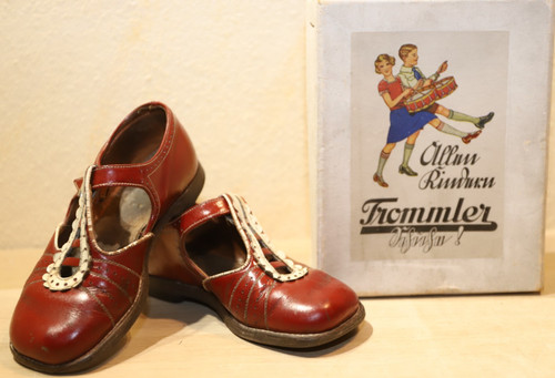 Kinder lederschuhe antik - kinder,