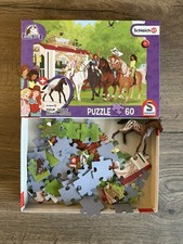 Schmidt Spiele - Puzzle Mit Schleichfigur - Clubtreffen vor dem Wohnwagen - 60T.