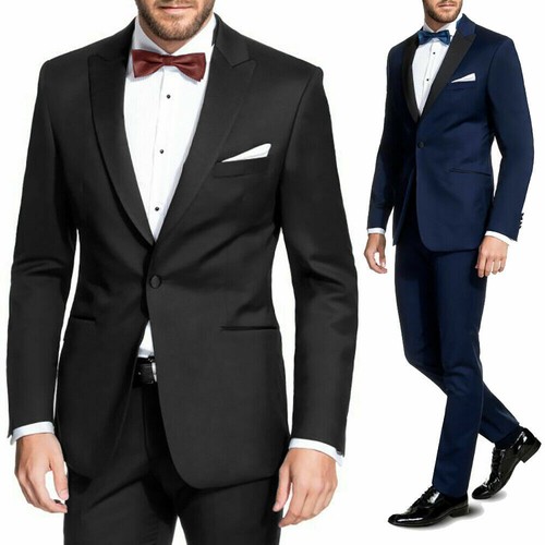 Smoking herren blau kleid - smoking,