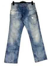G-Star RAW Jeans Biker Radar Straight Herren W33 L32 Blau Topaz Denim Hose GS01