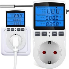 230V Temperaturregler Steckdose Fühler Digital Thermostat Zeitschaltuhr Timer