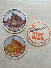 3 alte Bierdeckel Paderborner