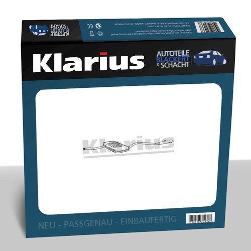 Klarius auspuff msd mitteltopf - klarius,