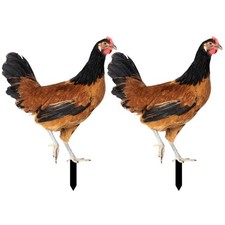 2 Pcs Dekorative Gartenstecker Dekoration Im Freien Bauernhof-