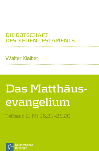 Das matthäusevangelium - das,