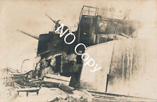 Foto WK1 Russisches Linienschiff Slawa versenkt von SMS Kronprinz vor Ösel X154