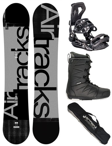 Airtracks snowboard set silver - airtracks,