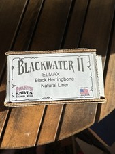 Bark River Blackwater2 Elmax Black Herringbone Natural Liner