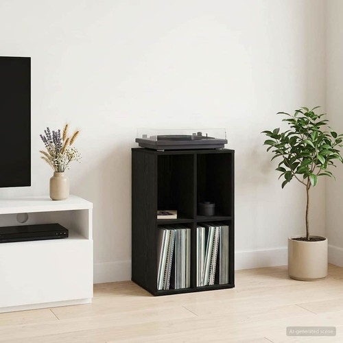 Schallplattenschrank schwarz - schallplattenschrank,