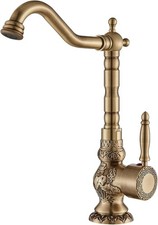 Antikes Messing hoch