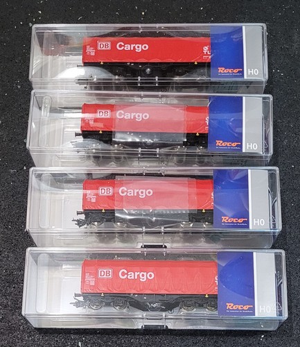 Roco schiebeplanwagen aus - 4x,
