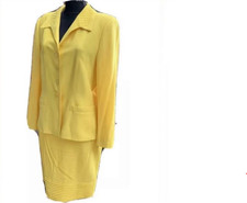 Escada Vintage Kostüm gelb