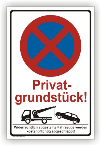 Privatgrundstück parken - privatgrundstück,
