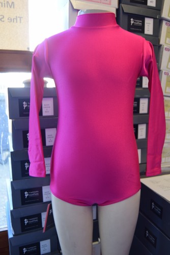 Cerise rosa lycra rollkragen - cerise,