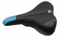 Sattel Selle Bassano Schwarz/Blau 280 mm x 170 mm NEU