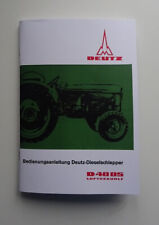 Bedienungsanleitung Deutz D 4005 + Zusatzbedienungsanleitung
