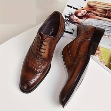 Herren schuhe Leder Oxford Schuhe, Schnürschuhe , Business Schuhe